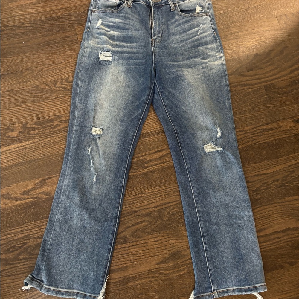 Risen Distressed Blue Women's Jeans